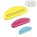 Early Buy 3 Pack - Toothpaste Tube Squeezer Dispenser, A great Life Helper Including(blue red and yellow) 3 Colors.