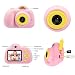 [16GB Memory Card Include] RegeMoudal Kids Digital Camera Gifts for Child Boys Girls,Mini Rechargeable Children Shockproof Digital Camcorders Little Kid Toys Gift 8MP with Battery 2 Inch,Pinkthumb 3