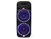 Mr. Dj PBX6100S Dual 15-Inch 2-Way 5000-Watt Passive Speaker with Built-In Accent LED Lighting