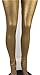 Gold or Silver Indian Shiny Women Legging Bollywood Dance Pants (3XL -Fits USA(12 & UP), Gold)