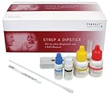 McKesson Rapid Diagnostic Test Kit Medi-Lab Performance Strep A CLIA Waived 25 dipsticks per kit