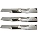 (3) Mower Blades for John Deere EZ Trak Z425 Z435 Z445 Replaces M143520