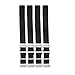 Blanketown Trampoline Stakes Heavy Duty, High Wind Anchors Tie Down Ground Anchor Kit Stakes, Corkscrew Shape, Galvanized Steel, Anti-Rust, Pack of 6 with 6 Belt, Trampoline Accessories