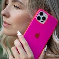 FELONY CASE - Neon Pink Crystal Clear Phone Case