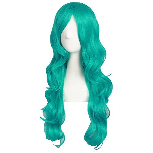 image for MapofBeauty 24 Inch/60cm Charming Synthetic Fiber Long Wavy Hair Wig W