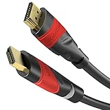 KabelDirekt (50 feet) CL3 HDMI Cable (1080p 4K 3D High Speed with Ethernet ARC Rated for in Wall Installation) - Top Series