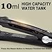 Steam Straighteners for Hair, Professional Steam Flat Iron with Adjustable Temperature for All Types of Hair, Ceramic Tourmaline Flat Iron, Dual 110-240V Voltage, Black
