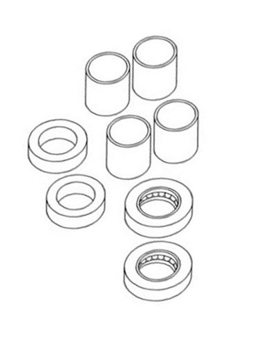 196165M1 Spindle Bushing Kit Made to Fit Massey Ferguson F4500 20C 20D 20F 202 +