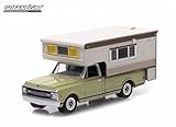 1969 Chevrolet C10 Cheyenne with Large Camper Hobby Exclusive 1/64 by Greenlight 29811