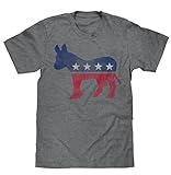 Democrat Donkey T-Shirt | Gray | Poly Cotton Blend | Classic Look