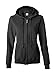 Gildan Women's Heavy Blend Full-Zip Hooded Sweatshirt, X-Large, Black