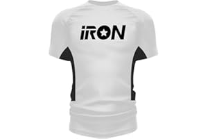 IRON JIU JITSU BJJ Rash Guard Ranked for BJJ, Jiu Jitsu, Grappling, and No Gi