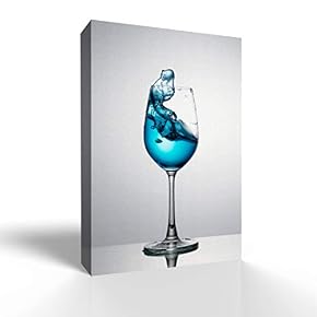 Wine Glass Home Artwork for Living Room Bedroom