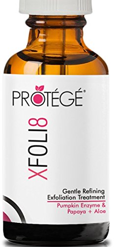 Pumpkin Enzyme Mask - XFOLI8 - Exfoliate Your Face and Remove Dead Skin Without Scrubbing - 100% Natural Exfoliating Peel with Papaya and Pineapple Extract (1oz)