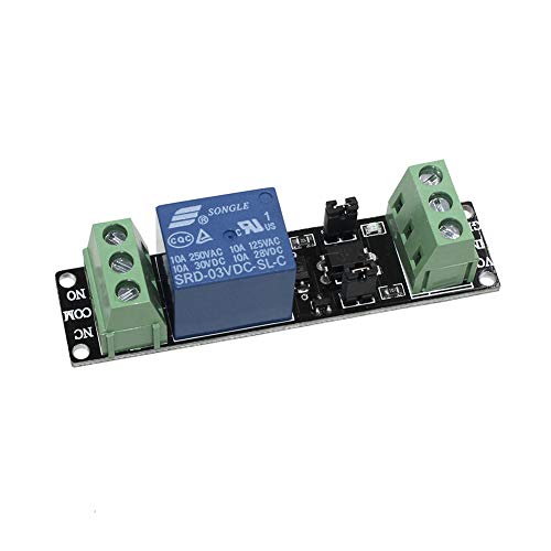 KeeYees 2pcs 1 Channel 3V High Level Trigger Relay Switch Control Module with Optocoupler Optical Isolation for ESP8266 Development Board + 3pcs 20CM 10Pin Female Male Jumper Wires