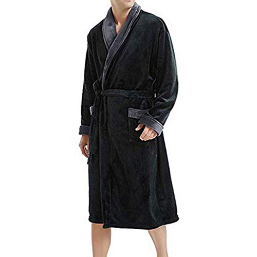 Pigiama-Accappatoio-da-Uomo-Pigiama-Manica-Lunga-con-Colletto-a-V-Camicia-da-Notte-Camicia-da-Notte-Loungewear-Plus-Size-Abbigliamento-per-la-casa-Inverno-da-Piccolo-a-5XL