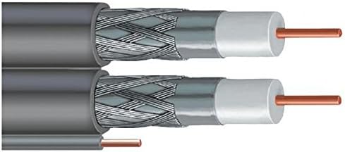 Vextra V266gw Gray Dish(r)-Approved Dual Rg6 Cable With Ground, 500ft (gray) 14.30in. x 14.30in. x 11.80in.