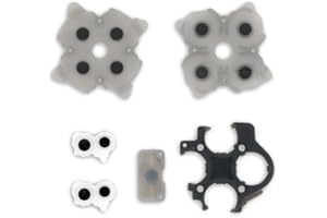 GUANKE Rubber Conductive Button Silicone Pads Buttons Kit Replacement for PS5 BDM-030 Controller