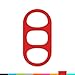 Padlette Tablet Handle, Holder, Grip for iPad Kindle Fire HD Surface Galaxy Tab and Compatible with Any Tablet with a Display from 8 inches to 11 inches (Mid-Size D3 Red)