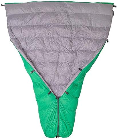 Paria Outdoor Products Thermodown 15 Degree Down Sleeping Quilt for Adults - Lightweight Cold Weather, Three Season Down Blanket - Perfect for Outdoor Camping, Backpacking and Hammocks
