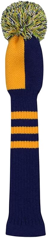 Scott Edward Knit Woods Golf Head Covers Set of 4 Orange Striped 460CC view 4