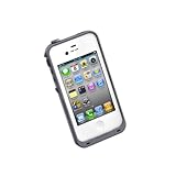 LifeProof FRE iPhone 4/4s Waterproof Case - Retail Packaging - WHITE/GREY