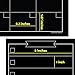 Magnetic Chalkboard Calendar for Fridge - [11