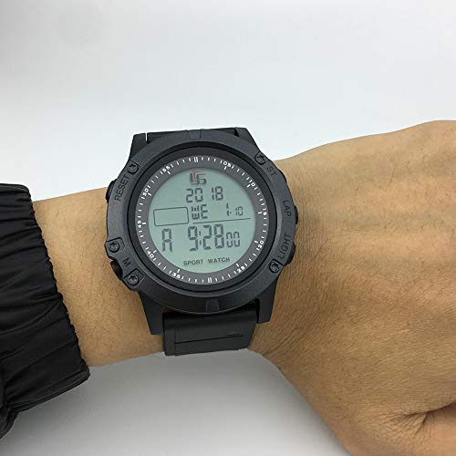 PULIVIA Digital Referee Watch Soccer Football Game Timer 100 Lap Split Memory Stopwatch 3 line Display Large Dial Waterproof Luminous Sports Watch with Alarm Clock Countdown Timer, Battery Included