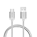 Nekteck USB Type C Cable, Nekteck Nylon Braided USB-C to USB Type A Male Data & Charging Cord 56k ohm resistor 3.3ft for for Galaxy S8/S8 Plus, S9/S9 Plus, Note 8/ LG G5/G6, Pixel 3 2/XL,OnePlus, Grey