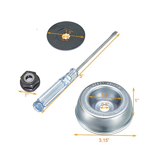 image for SYITCUN Trimmer Head Adaptor Kit Gardening Machine Lawnmower Blade Ada