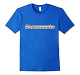 Mens Sacramento California Gay Pride Parade Classic Rainbow Flag Small Royal Blue