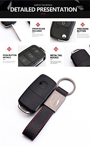 KASER Sleutel Shell Afstandsbediening voor Volkswagen VW Golf MK5 Tiguan Passat Seat Skoda Octavia Autosleutel Remote… - Afbeelding 7