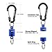 SAMSFX Fly Fishing Quick Release Magnetic Net Holder with Coiled Lanyard Retractor Strongest Magnet