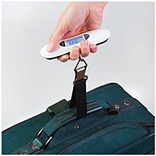 Handheld Digital Luggage Scale for Travel, White