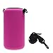 Beautyflier Neoprene Water Bottle Sleeve Insulator Cooler with Adjustable Shoulder Strap for 32 Oz.Wide Mouth Sport Water Bottle (Hotpink)