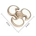 Hand Spinner 3-5 Minutes EDC Fidget Toy With Highly Speed Hot Wheel Design Finger Tri-Spinner Relief Toys for Focus, ADHD, Anxiety, Spend Time, Kids & Adults, White