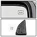 VIPMOTOZ Heated Power Remote Passenger Side Right View Telescopic Turn Signal Exterior Towing Mirror & Glass Replacement For 2008-2016 Ford Superduty F250 F350 F450 F550 Pickup Truck