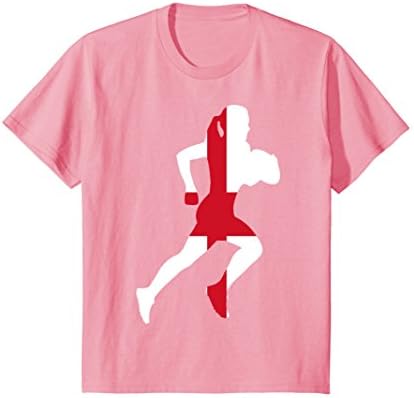 Kids England women's Rugby Jersey Shirt 8 Pink