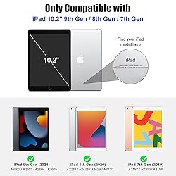 SUPFINE for 10.2 Inch iPad 9th Generation Case with