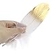 Shindel Gold Dipped Feathers, 60 PCS Natural Feathers Gold Feathers for Art Craft Decor Baby Shower Decorations