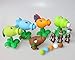 Plants vs Zombies Package Set: 5 Plants 3 Zombies 10 Foam Balls (Style 1)