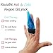 HI FINE CARE Finger Hot and Cold Gel Packs (2 Pack) Trigger Mallet Broken Finger Arthritis Therapy tendonitis Sleeves Knuckle Joint Fracture Pain Relief cryotherapy Sprain Fasciitis
