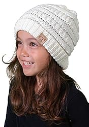 Kids Beanie (NO POM) - Ivory