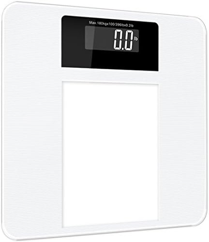 FRK Digital Bathroom Scale - Slim Design - High Accuracy Easy Read-out Backlit LCD - Smart Step-on Technology - 400lb Capacity - Battery included - 2 Years Warranty