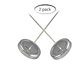 SpeedDa 5 Inch Long Desk Straight Rod Paper Holder Spike Stick Bill Fork (2pack)