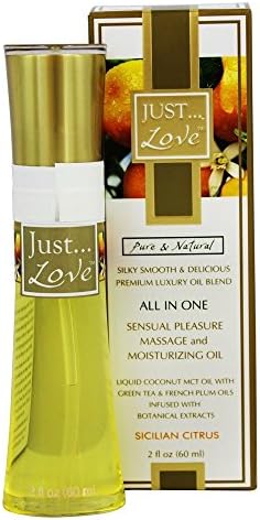 Just Pure Essentials Massage &amp; Moisturizing Oil, Sicilian Citrus 2 Oz