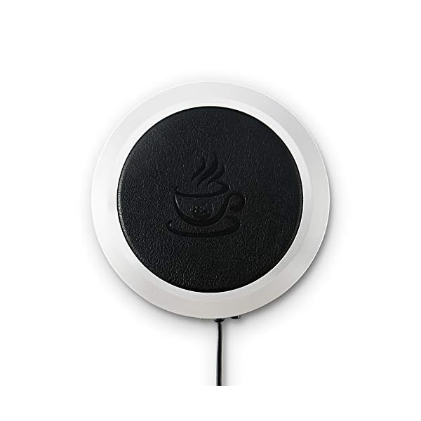 FORNORM Coffee Mug Warmer, Mug Warmer for Desk USB Cup Heater Warmer for Coffee Tea Milk Cocoa Chocolate Drinks Fast…
