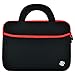 KOZMICC Black/Red Neoprene Sleeve Case with Handle for 13