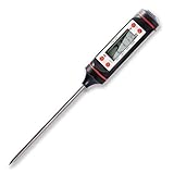 Digital Thermometer BESTOPE Instant Read Latest Stainless Cooking Thermometers with Long Probe, LCD Screen and Anti-Corrosion best for Milk, Meat, Food, Grill, Candy and Bath Water
