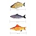 KTCLCATF Catnip Toys Set Simulation Fish Shape Doll Interactive Pets Pillow Chew Bite Supplies for Cat/Kitty/Kitten Fish Flop Cat Toy Catnip Crinkle Toys 3PCS (CAOY-3PCS)